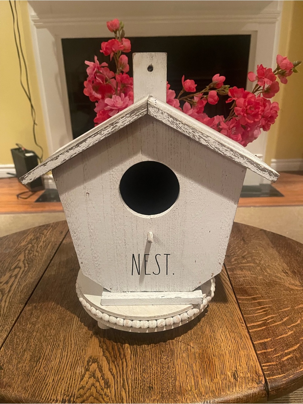Rae Dunn Rustic White 'Nest' Decorative Birdhouse
